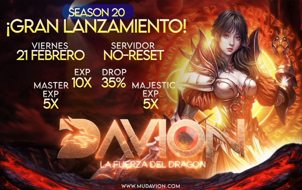 Gran Lanzamiento el 21 de Febrero - Servidor No Reset