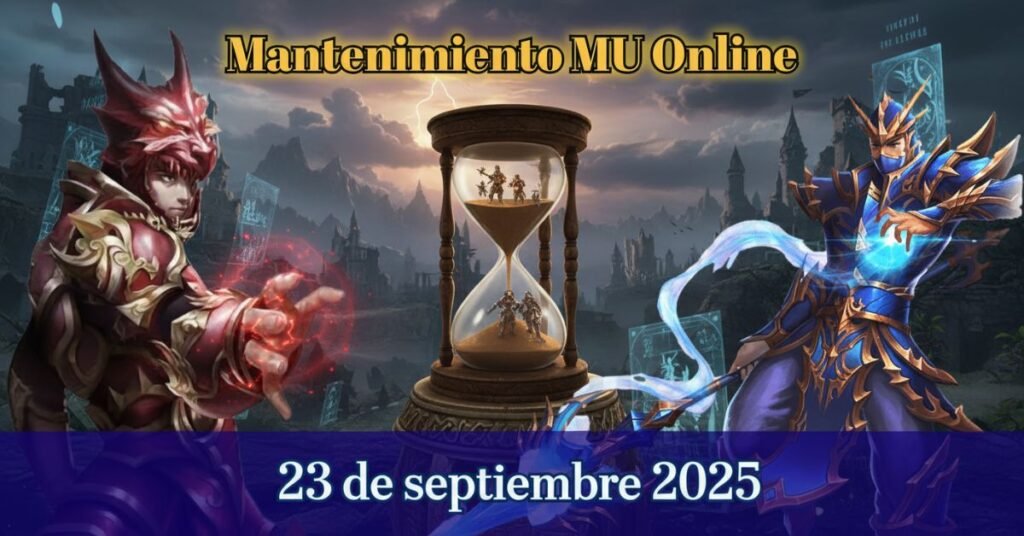 Mantenimiento MU Online 23 de septiembre 2025